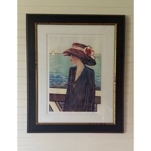 Cassigneul Nathalie Facing the Sea 2002 Framed Limited Edition Print